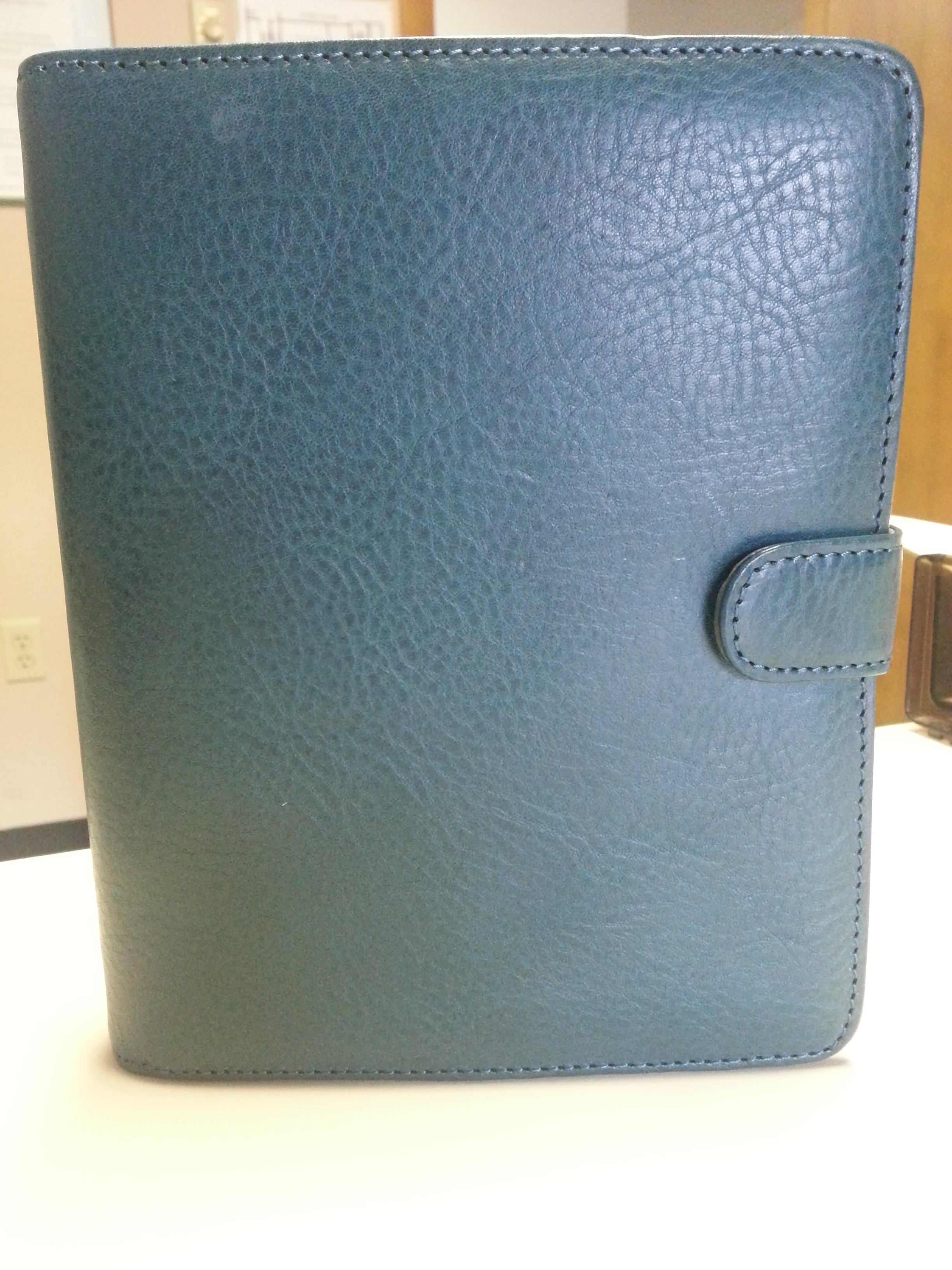 Franklin Covey Compact Planner Organizer Purse Leather Binder 